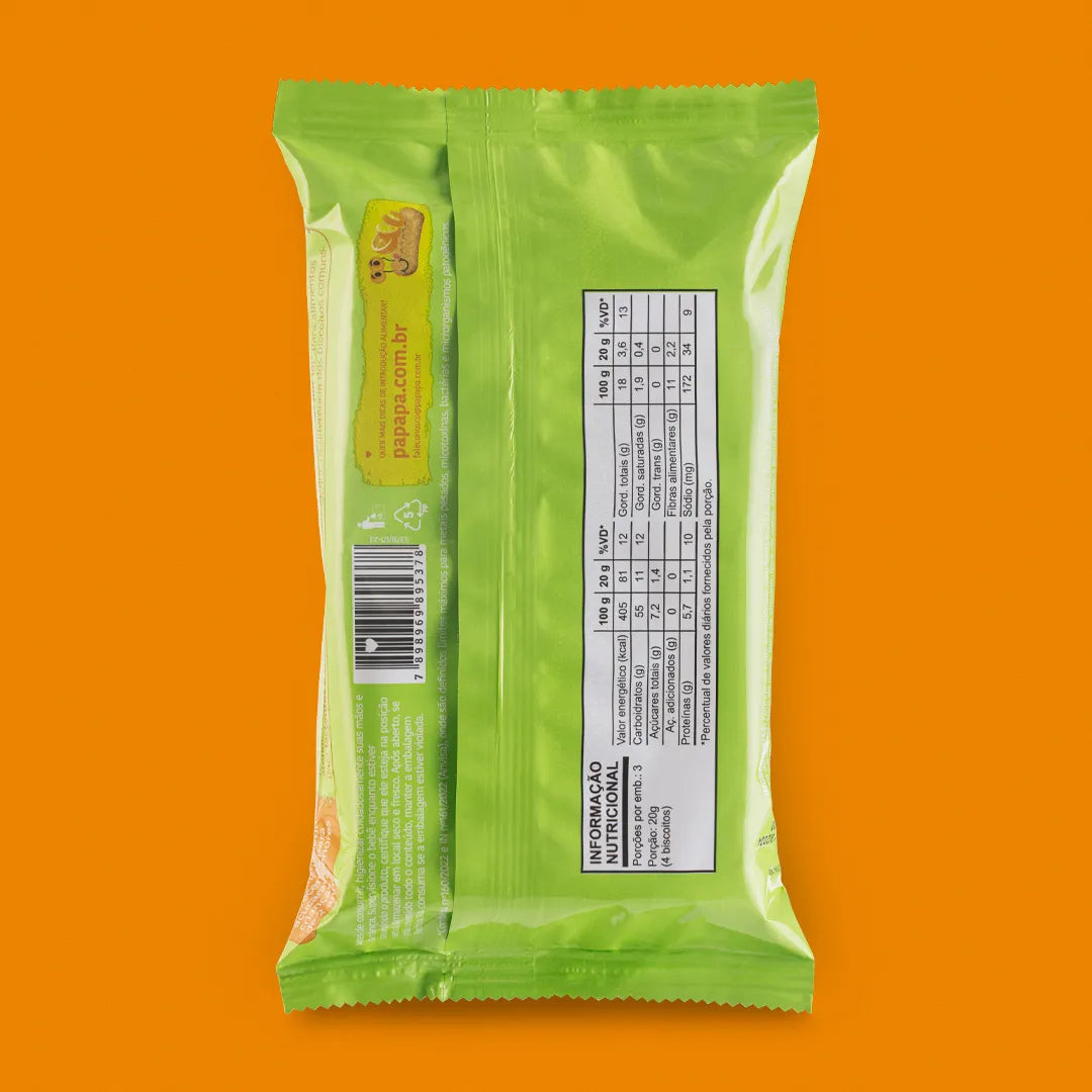Biscoitinho Biscotti Laranja e Cenoura 60g Papapá